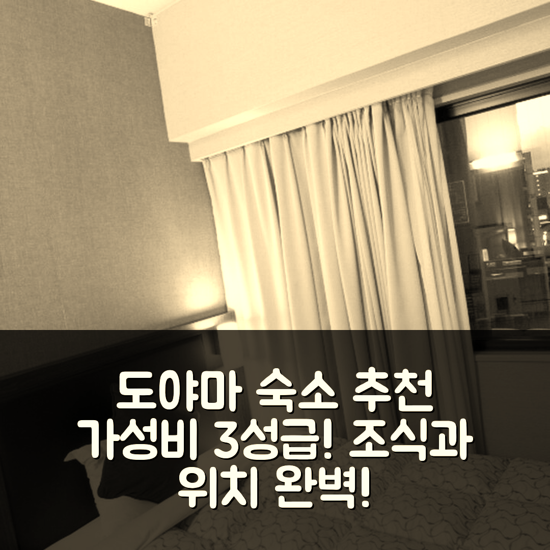 도야마 숙소 여행 호텔 추천 토야마 맨텐 호텔 | 가성비 좋은 3성급 위치와 조식 정보 5가지