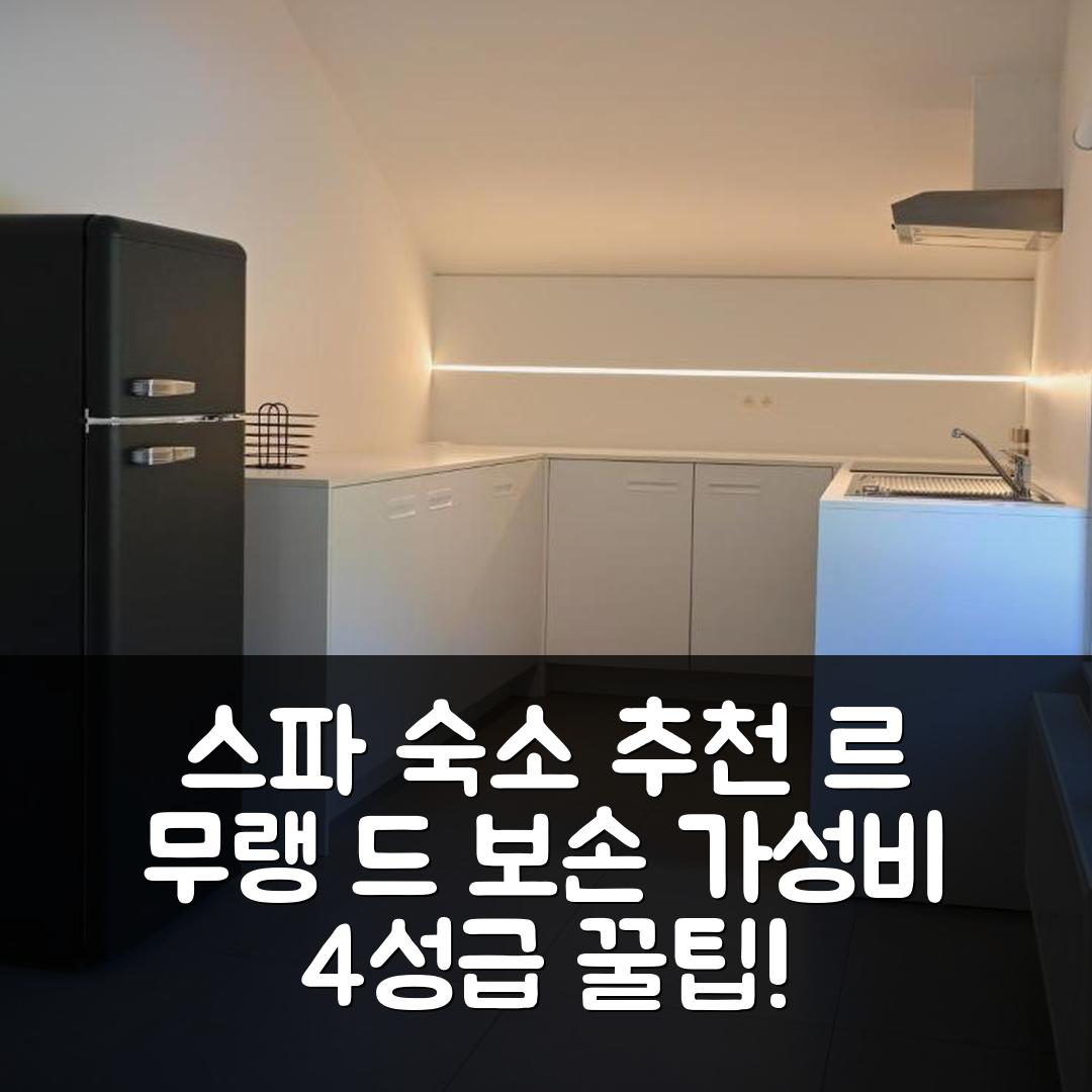 스파 숙소 여행 호텔 추천 르 무랭 드 보손 아우라시 | 가성비 좋은 4성급 조식과 수영장 이용 팁 7가지