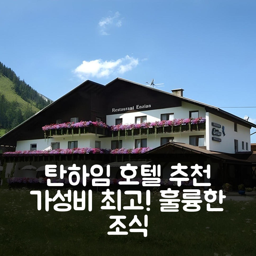 탄하임 숙소 여행 호텔 추천 가스트호프 엔지안 | 가성비와 조식 훌륭한 4가지 이유