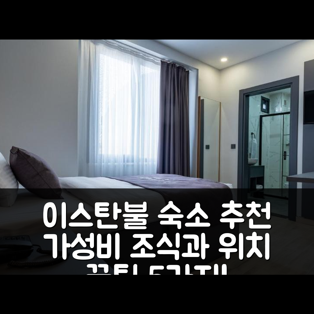 이스탄불 숙소 여행 호텔 추천 플라이 포인트 에어포트 호텔 | 가성비 좋은 조식과 위치로 즐기는 5가지 꿀팁