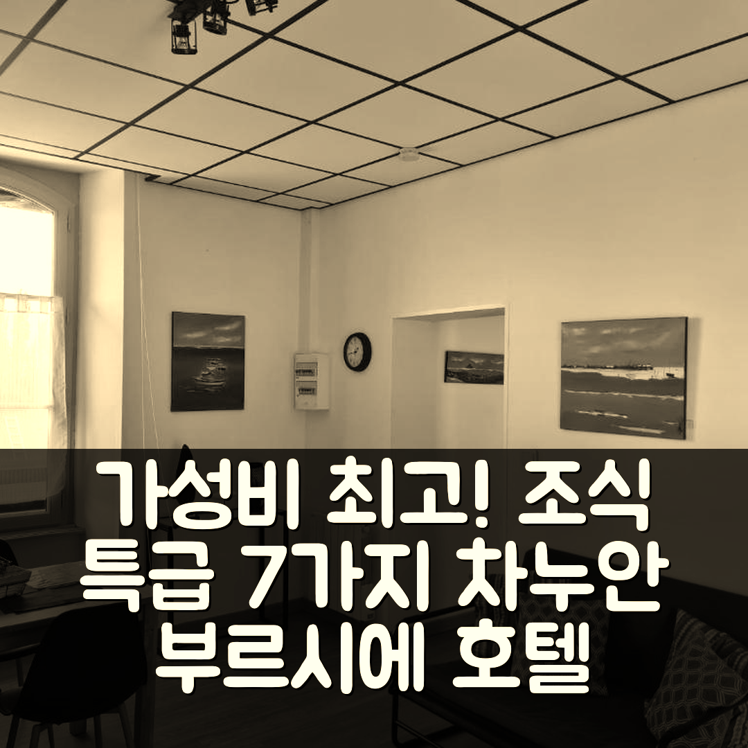 돌 드 브르타뉴 숙소 여행 차누안 부르시에 호텔 | 가성비와 조식이 뛰어난 7가지 이유