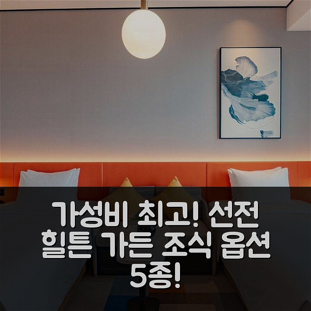 선전 숙소 여행 호텔 추천 힐튼 가든 인 선전 에어포트 | 뛰어난 가성비와 조식 옵션 5가지