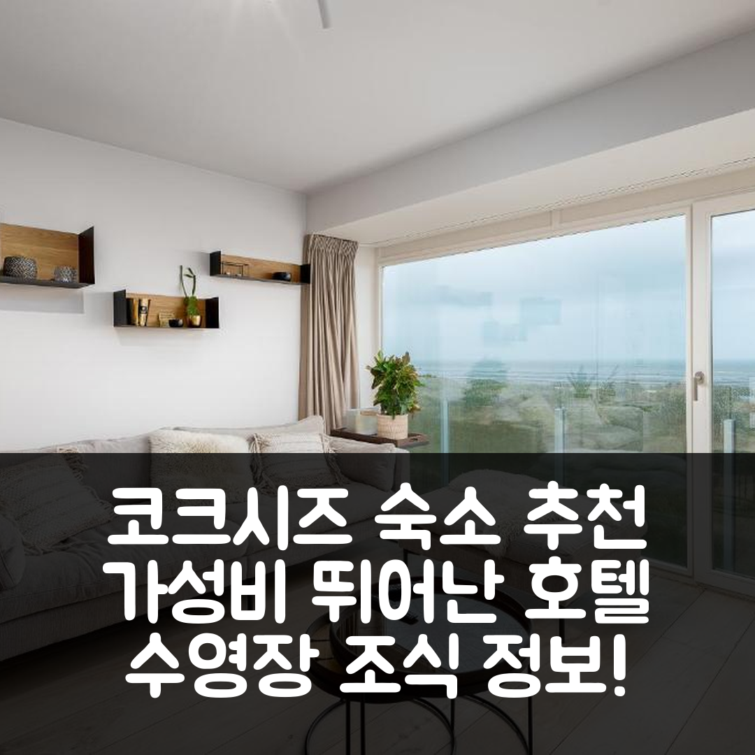 코크시즈데 숙소 여행 호텔 추천 듀인 앤 제이지흐트 호텔 | 가성비와 수영장 조식 정보 7가지 알아보기