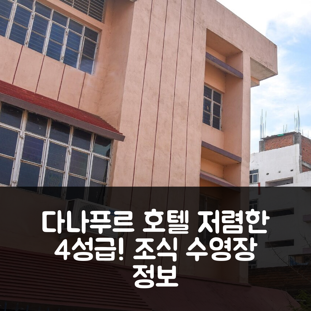 다나푸르 숙소 여행 호텔 추천 호텔 오 바이브런트 인 | 저렴한 가격의 4성급 조식과 수영장 정보 6가지